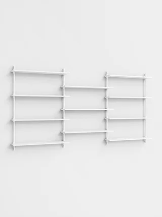 Wall Shelving – ws.115.3 de MOEBE en White/White – photo du produit 4 sur 4