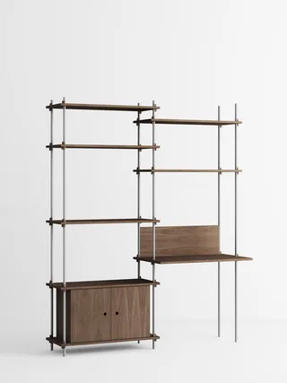 Shelving System – s.200.2.E van MOEBE in Black – productfoto 3 van 4