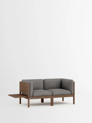 2 Seater Sofa with Sides + 1 Side Table by MOEBE in Autumn, Autumn 131, Smoked Oak – product photo 35 of 35
