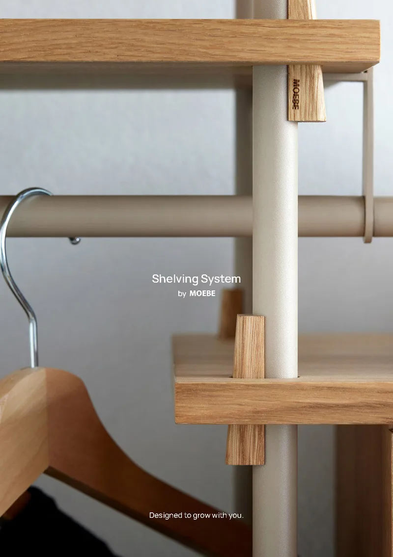 Shelving System Booklet by MOEBE – interior photo