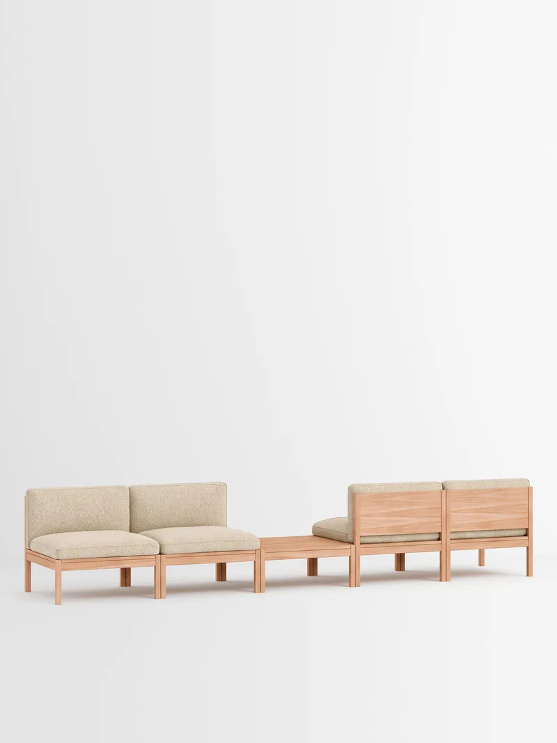 Mixed Combination B van MOEBE in Moss, Moss 0019, Oak – productfoto 35 van 35