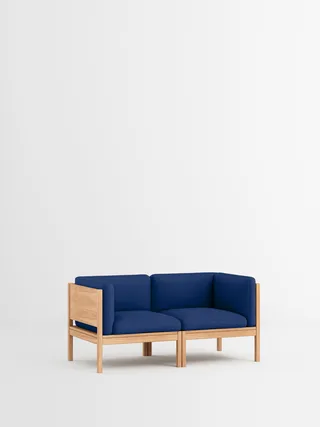 2 Seater Sofa with Sides by MOEBE in Autumn, Autumn 101, Oak – product photo 14 of 34