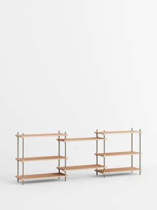 Shelving System – s.85.3.A de MOEBE en Oak/Warm-Grey – photo du produit 4 sur 4