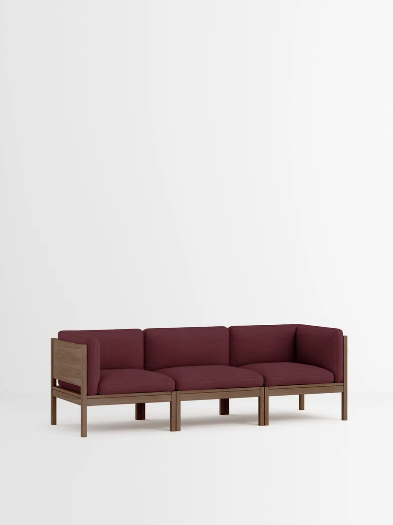3 Seater Sofa with Sides de MOEBE en Autumn, Autumn 681, Smoked Oak – photo du produit 35 sur 35