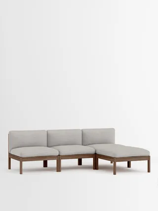 3 Seater Sofa with Chaise Longue von MOEBE in Autumn, Autumn 101, Smoked Oak – Produktfoto 33 von 33