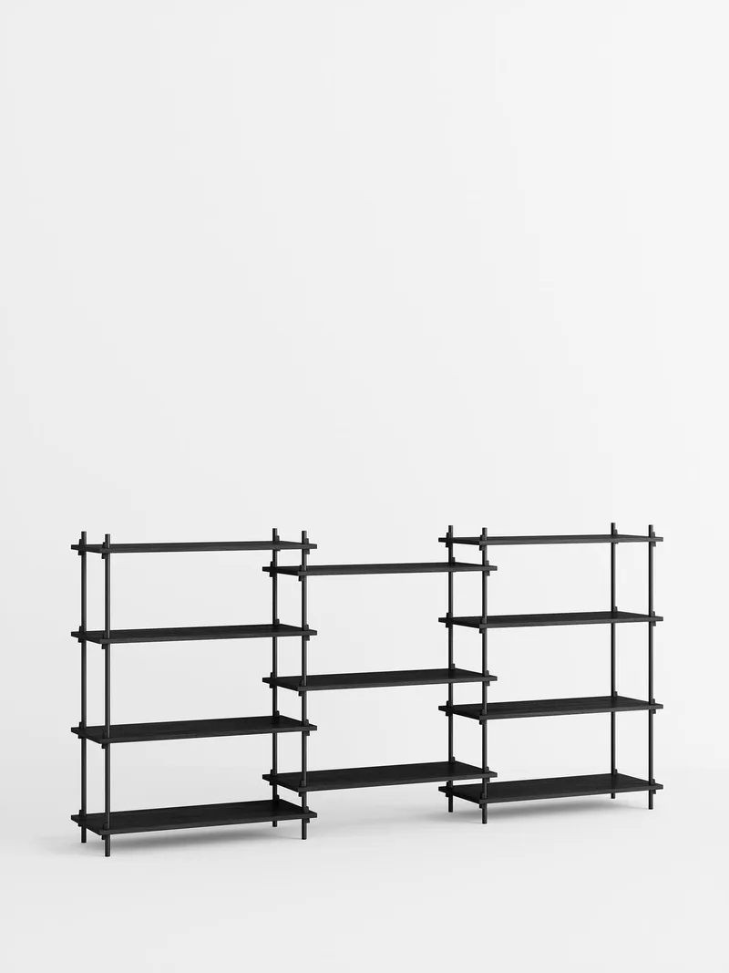 Shelving System – s.115.3.A by MOEBE in Black – product photo 4 of 4
