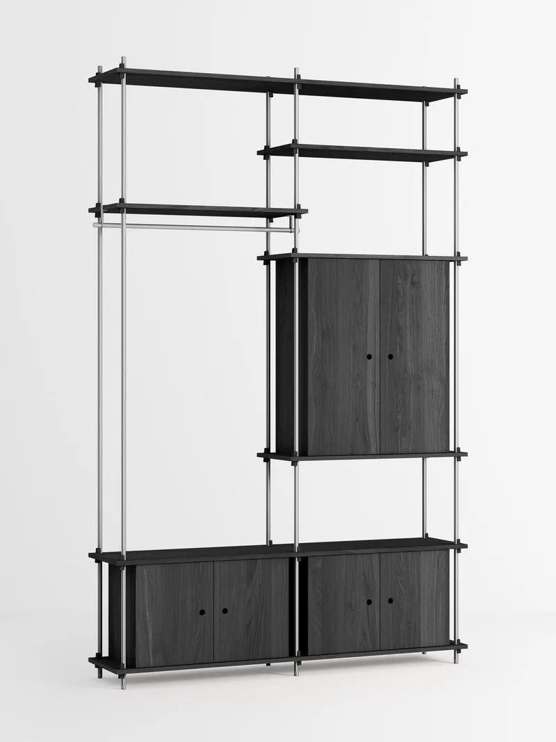 Shelving System – s.255.2.J by MOEBE in Black – product photo 2 of 4