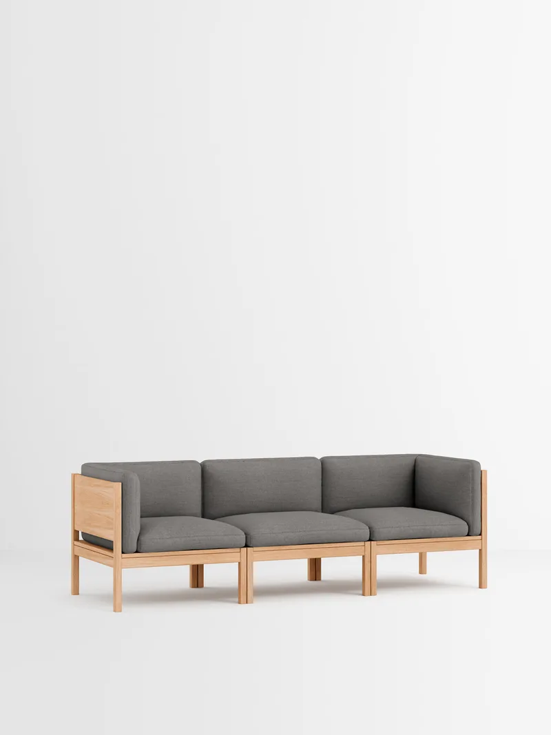 3 Seater Sofa with Sides von MOEBE in Autumn, Autumn 101, Oak – Produktfoto 9 von 34