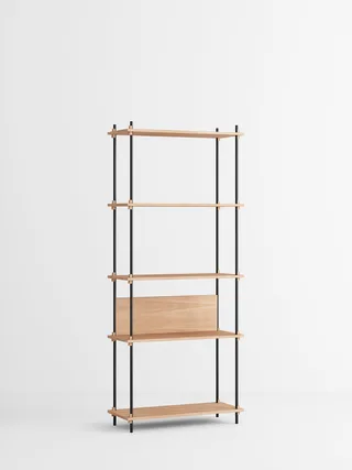 Shelving System – s.200.1.A van MOEBE in Oak/Black – productfoto 4 van 4