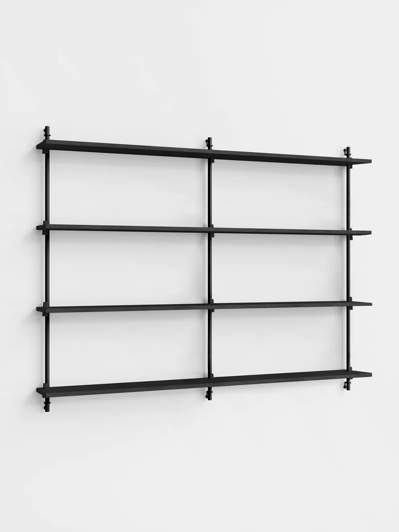 Wall Shelving – ws.115.2.B by MOEBE in Black – product photo 9 of 12