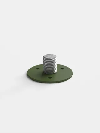 Part – Floor Fixing von MOEBE in Pine-Green – Produktfoto 2 von 2