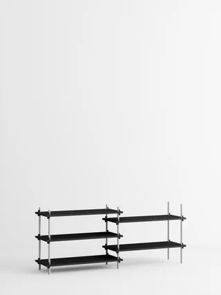 Shelving System – s.65.2.A von MOEBE in Black – Produktfoto 2 von 4