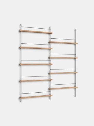 Magazine Shelving – MS.180.2 von MOEBE in Black – Produktfoto 3 von 10
