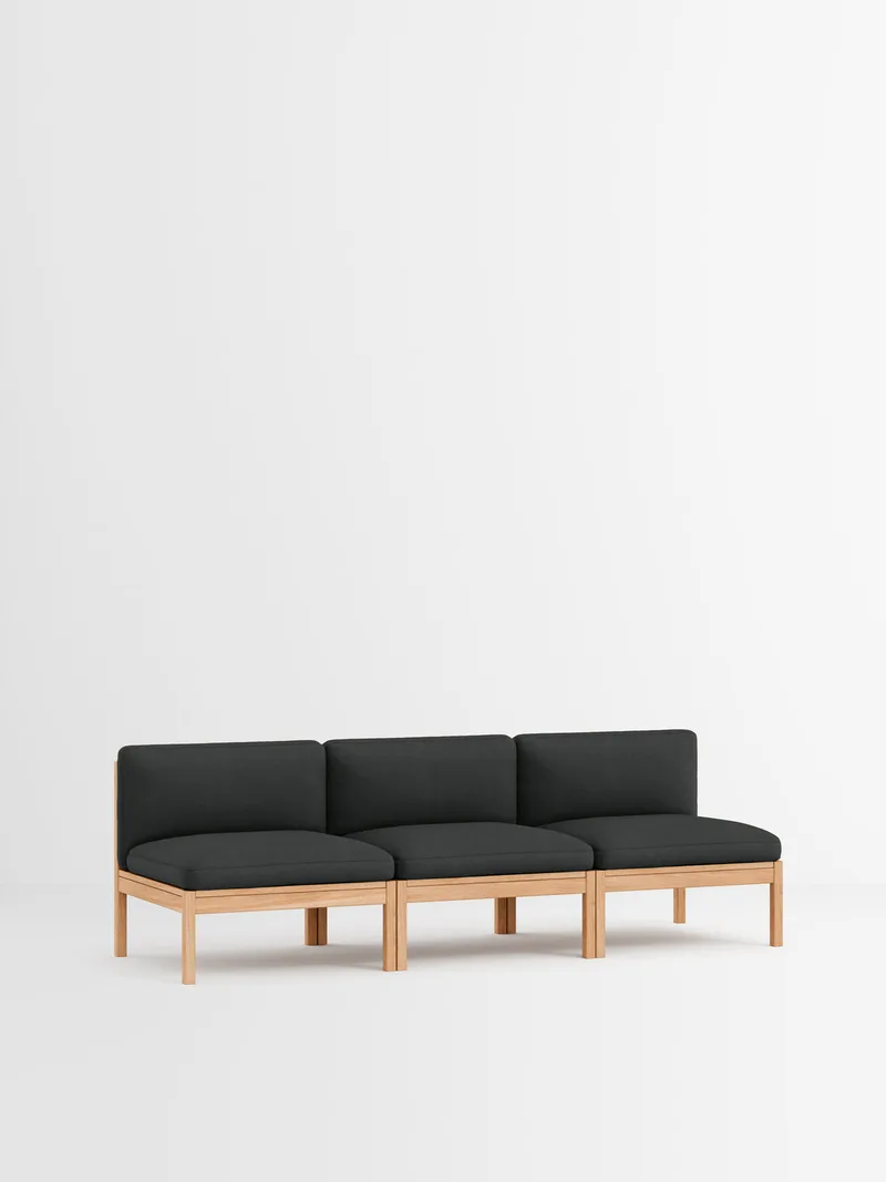 3 Seater Sofa van MOEBE in Autumn, Autumn 101, Oak – productfoto 13 van 34