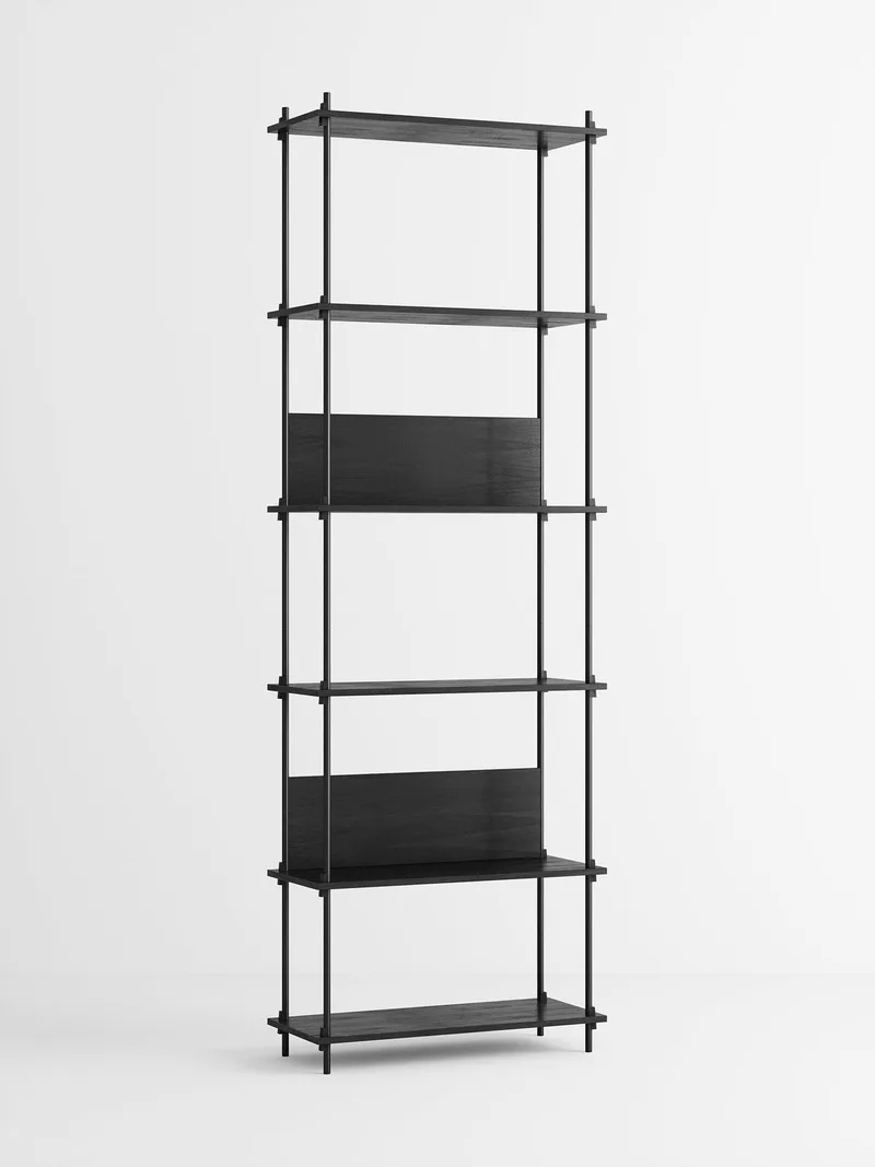 Shelving System – s.255.1.A by MOEBE in Black – product photo 6 of 6