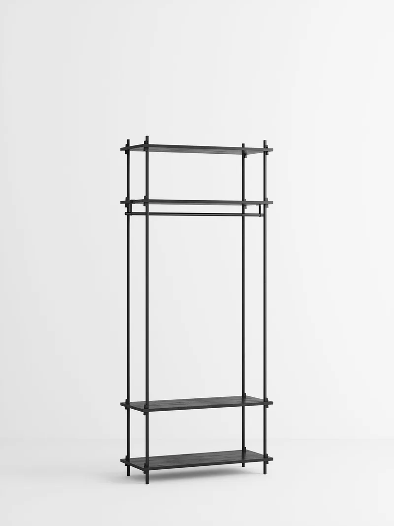 Shelving System – s.200.1.F by MOEBE in Black – product photo 4 of 4