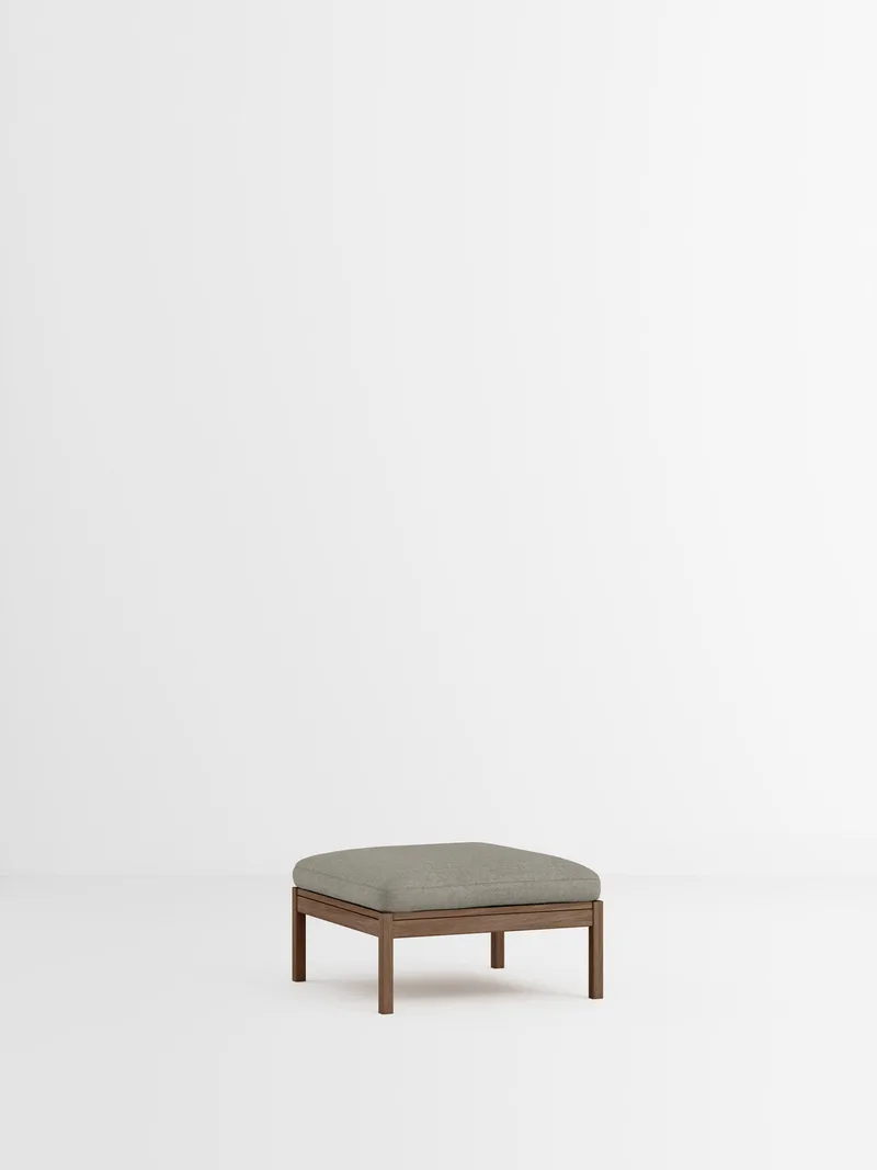 Ottoman van MOEBE in Re-Wool 2, Re-Wool 2 – 128, Smoked Oak – productfoto 35 van 35
