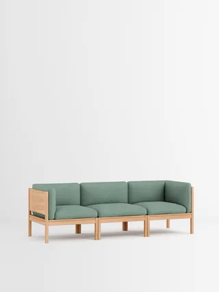 3 Seater Sofa with Sides von MOEBE in Autumn, Autumn 101, Oak – Produktfoto 29 von 34