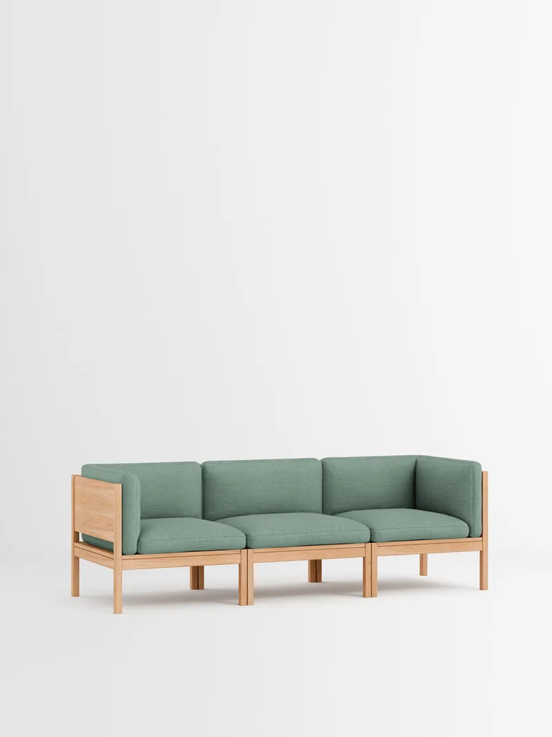 3 Seater Sofa with Sides von MOEBE in Autumn, Autumn 101, Oak – Produktfoto 29 von 34