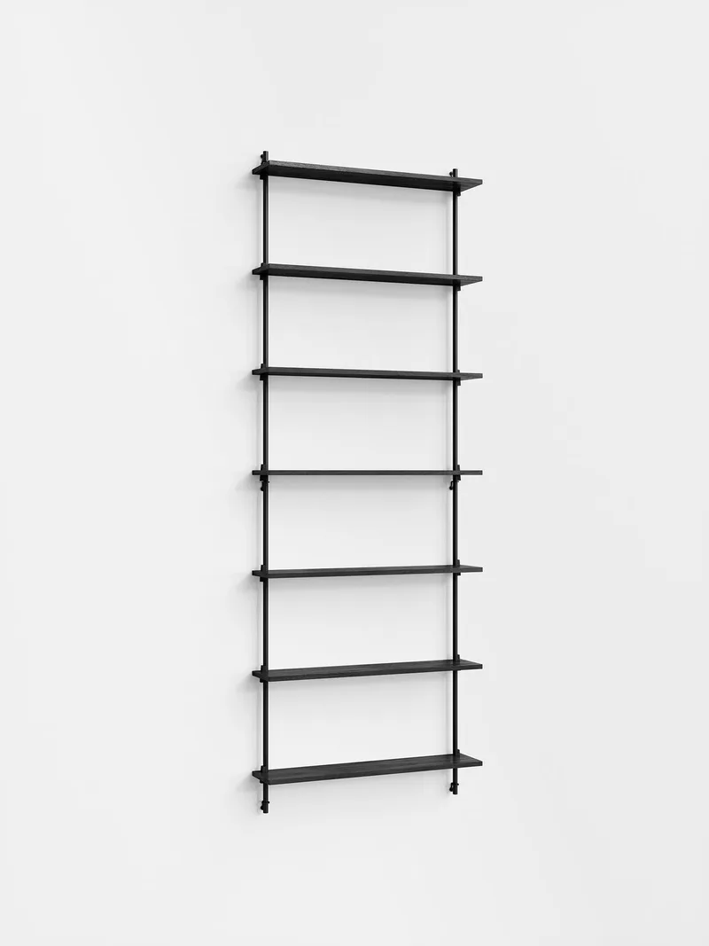 Wall Shelving – ws.230.1 by MOEBE in Black – product photo 4 of 4