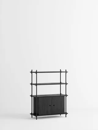 Shelving System – s.115.1.B by MOEBE in Black – product photo 4 of 4
