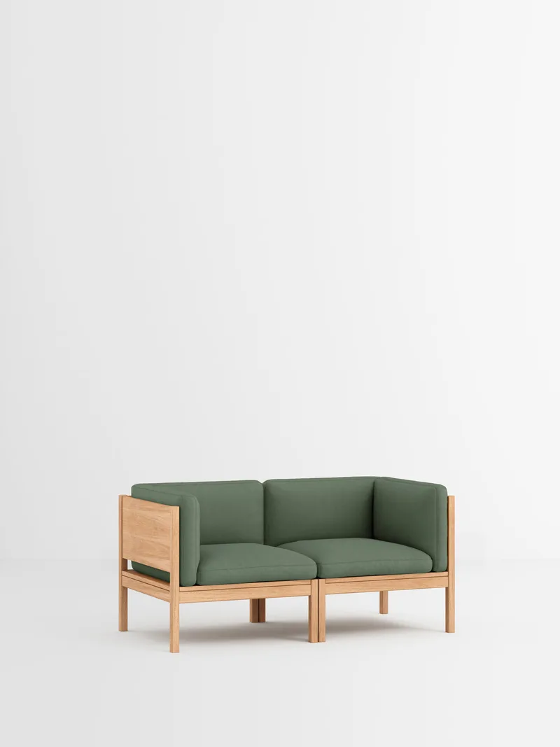2 Seater Sofa with Sides by MOEBE in Autumn, Autumn 101, Oak – product photo 11 of 34