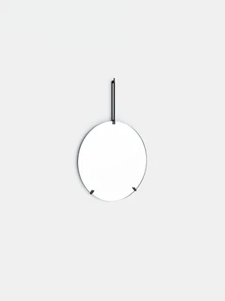 Wall Mirror by MOEBE in Ø30, Black – product photo 8 of 8