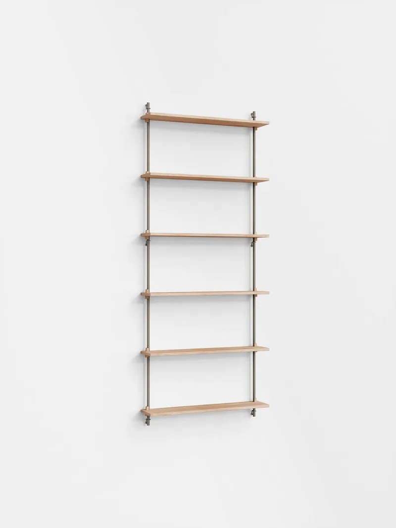 Wall Shelving – ws.200.1 von MOEBE in Oak/Warm-Grey – Produktfoto 4 von 4