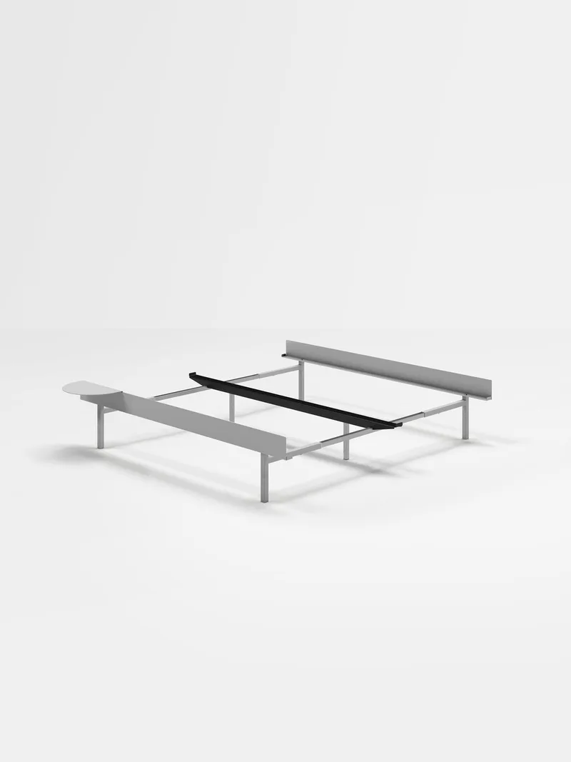 Bed 90 – 180 cm (High) van MOEBE in Stainless Steel, 1, I'll get my own – productfoto 12 van 12