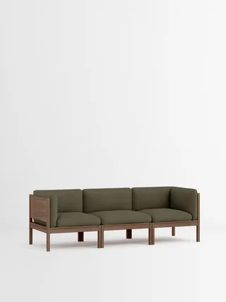 3 Seater Sofa with Sides von MOEBE in Re-Wool 2, Re-Wool 2 – 977, Smoked Oak – Produktfoto 35 von 35