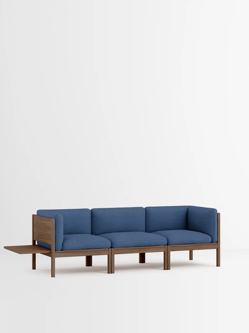 3 Seater Sofa with Sides + 1 Side Table de MOEBE en Re-Wool 2, Re-Wool 2 – 767, Smoked Oak – photo du produit 35 sur 35