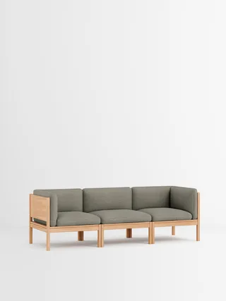 3 Seater Sofa with Sides von MOEBE in Autumn, Autumn 101, Oak – Produktfoto 34 von 34