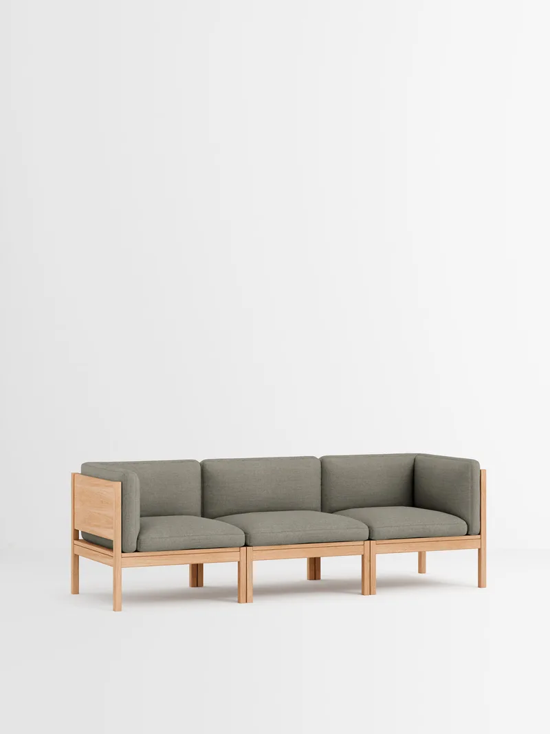 3 Seater Sofa with Sides von MOEBE in Autumn, Autumn 101, Oak – Produktfoto 34 von 34
