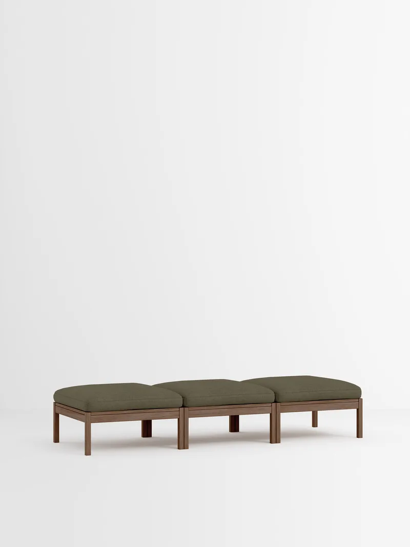 3 Seater Daybed von MOEBE in Re-Wool 2, Re-Wool 2 – 977, Smoked Oak – Produktfoto 35 von 35