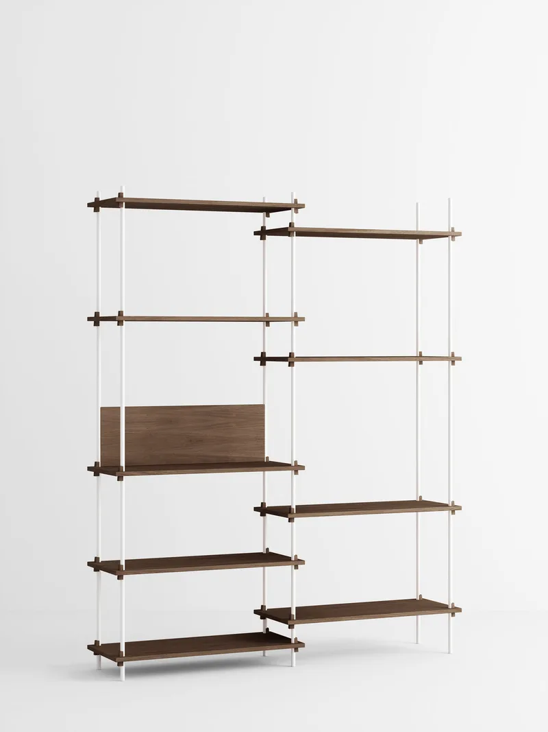 Shelving System – s.200.2.A van MOEBE in Smoked-Oak/White – productfoto 4 van 4