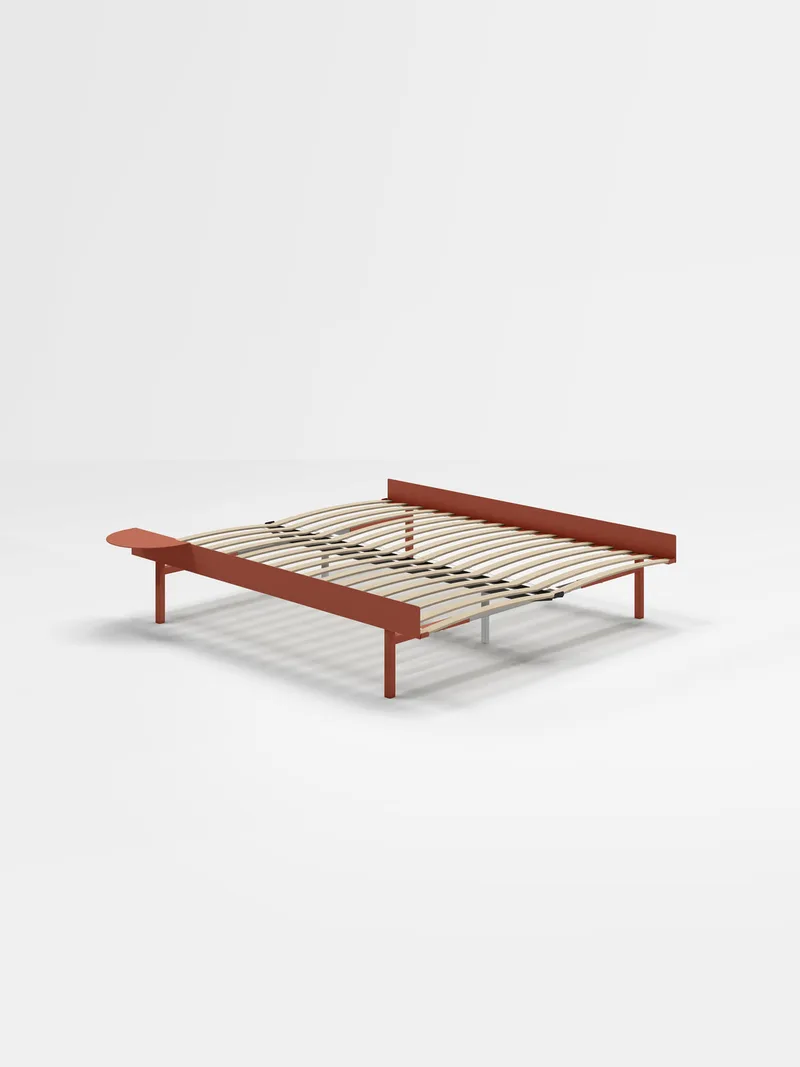 Bed 90 – 180 cm (High) von MOEBE in Terracotta, 1, 150 – Produktfoto 12 von 12