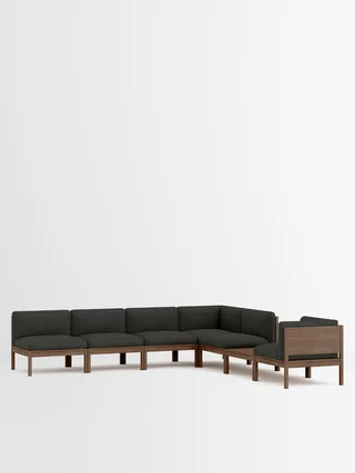 Mixed Combination D van MOEBE in Re-Wool 2, Re-Wool 2 – 198, Smoked Oak – productfoto 35 van 35