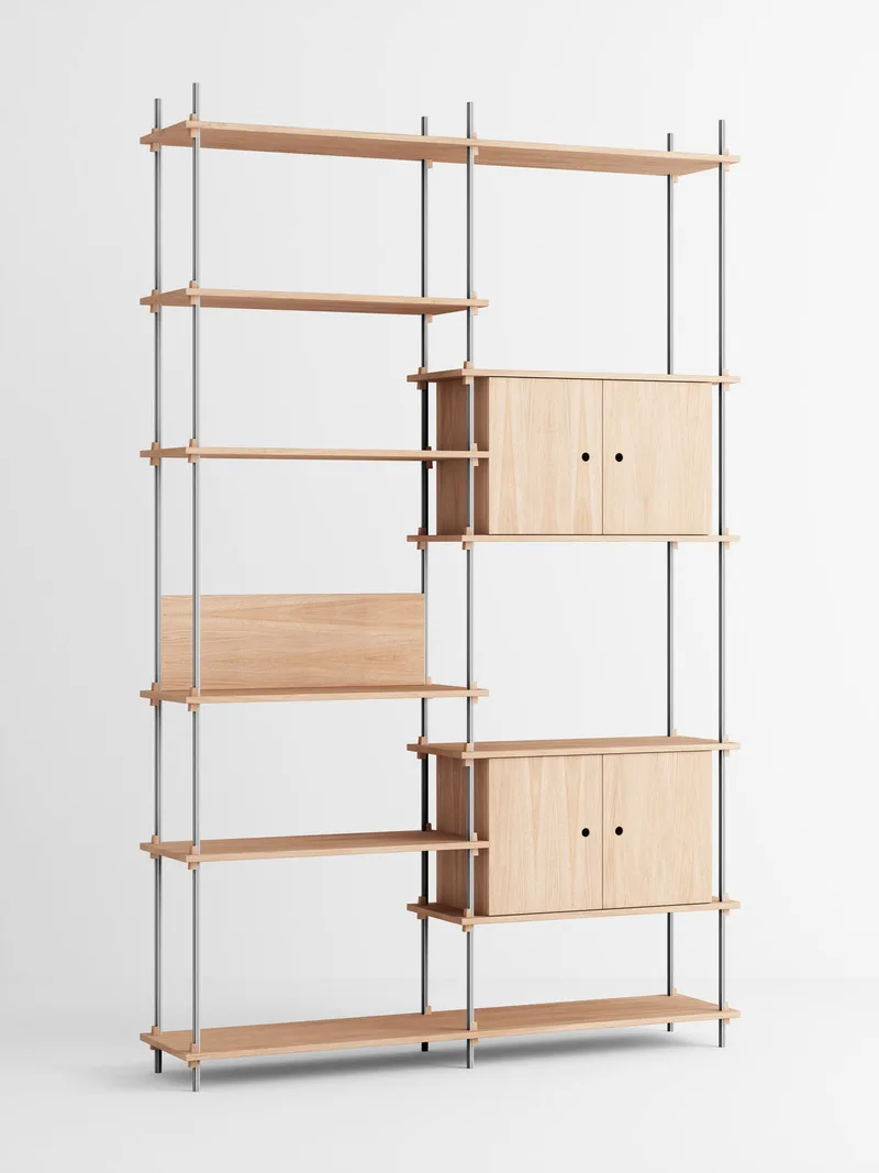 Shelving System – s.255.2.C by MOEBE in Black – product photo 1 of 4