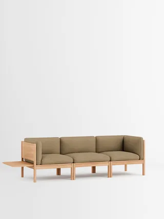 3 Seater Sofa with Sides + 1 Side Table van MOEBE in Autumn, Autumn 101, Oak – productfoto 8 van 34