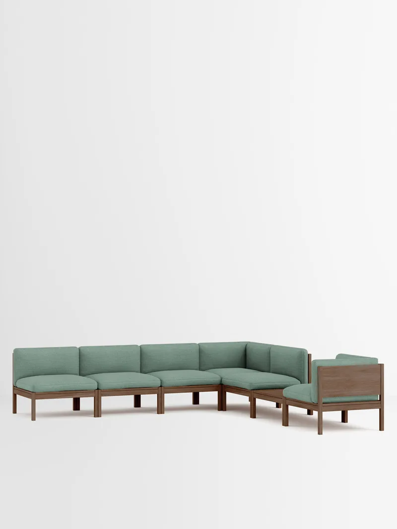 Mixed Combination D van MOEBE in Re-Wool 2, Re-Wool 2 – 868, Smoked Oak – productfoto 35 van 35