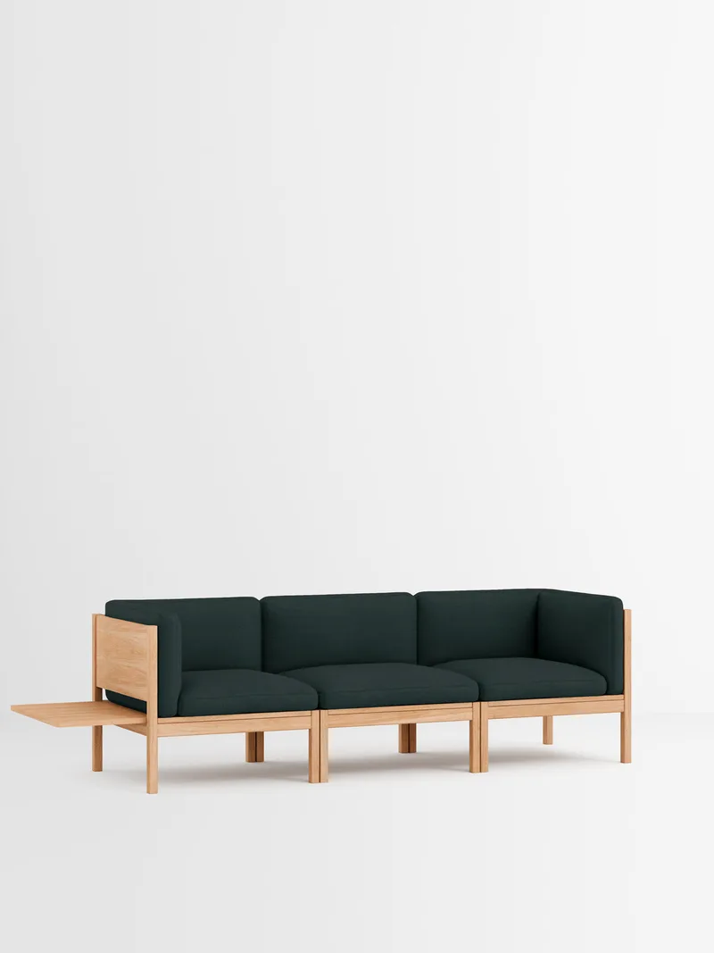 3 Seater Sofa with Sides + 1 Side Table van MOEBE in Autumn, Autumn 101, Oak – productfoto 1 van 34