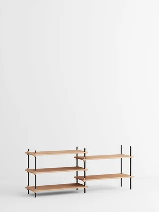 Shelving System – s.65.2.A von MOEBE in Oak/Black – Produktfoto 4 von 4
