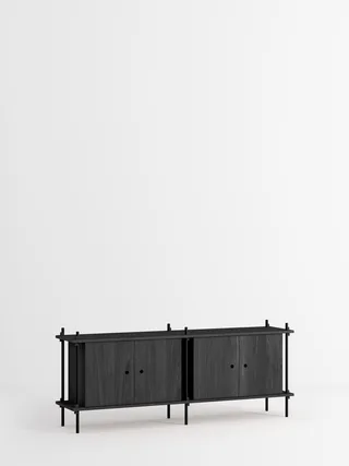 Shelving System – s.65.2.D by MOEBE in Black – product photo 4 of 4