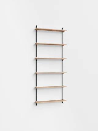 Wall Shelving – ws.200.1 von MOEBE in Oak/Black – Produktfoto 4 von 4
