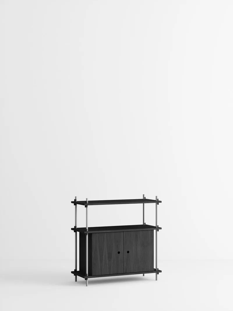 Shelving System – s.85.1.B van MOEBE in Black – productfoto 2 van 4