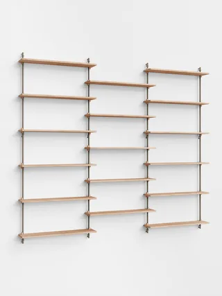 Wall Shelving – ws.200.3 by MOEBE in Oak/Warm-Grey – product photo 4 of 4