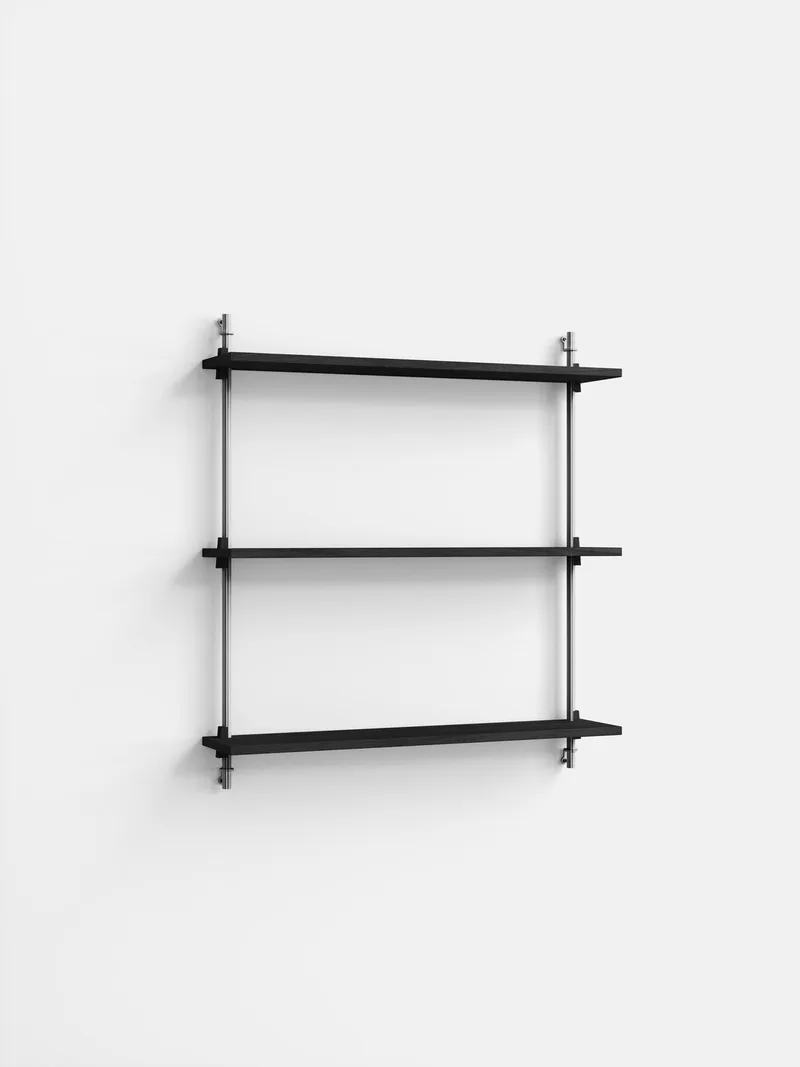 Wall Shelving – ws.85.1 by MOEBE in Black – product photo 2 of 4