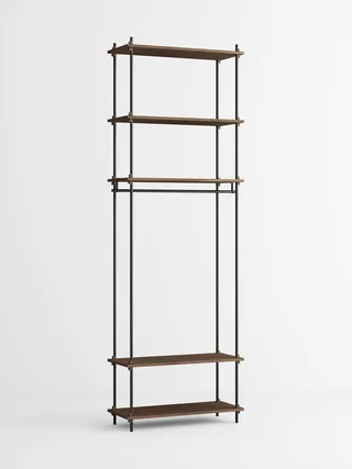 Shelving System – s.255.1.F van MOEBE in Smoked-Oak/Black – productfoto 4 van 4