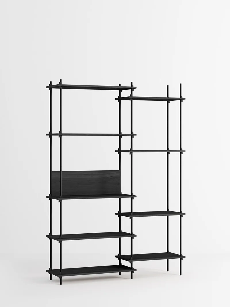 Shelving System – s.200.2.J von MOEBE in Black – Produktfoto 4 von 4