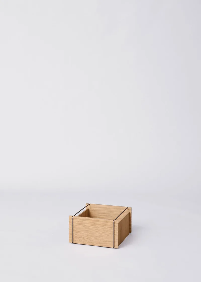 Storage Box – Small de MOEBE en Stainless Steel, Non – photo du produit